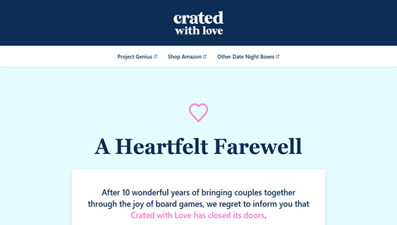 Crated with Love — couples date night subscription