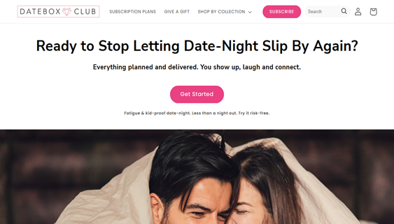 DateBox Club — monthly date night box